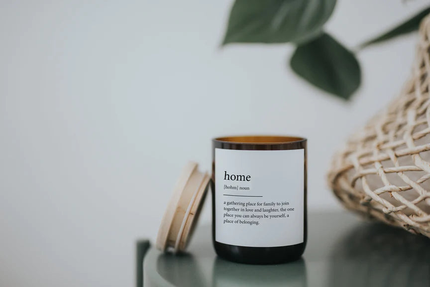 "Home" Dictionary Mid Soy Candle