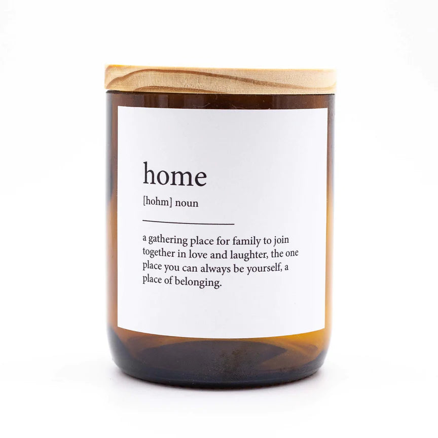 "Home" Dictionary Mid Soy Candle