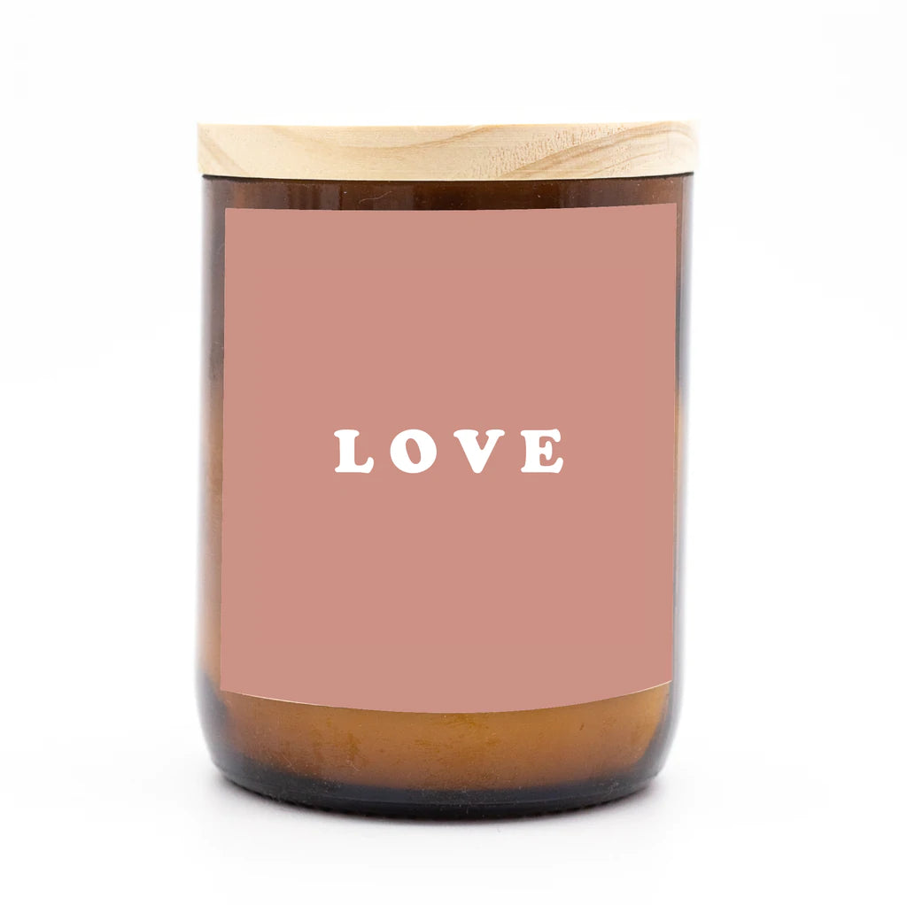 "Love" Happy Days Mid Soy Candle