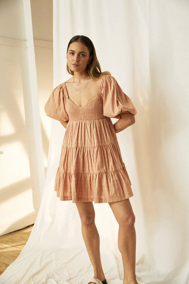 Sofia Babydoll Mini Dress