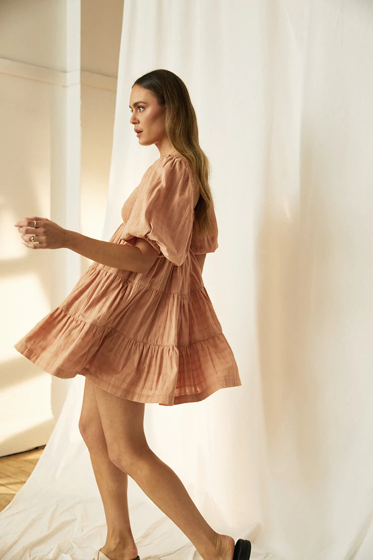 Sofia Babydoll Mini Dress