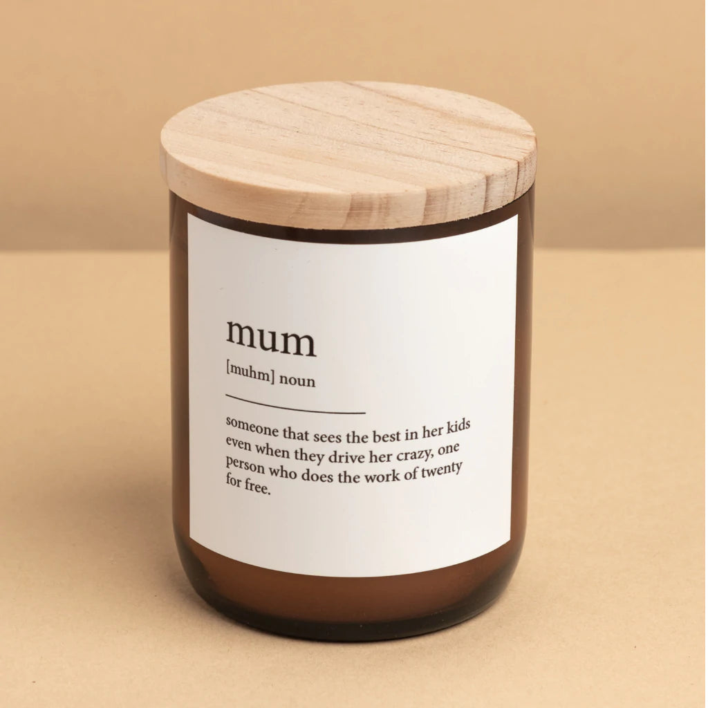 "Mum" Dictionary Mid Soy Candle