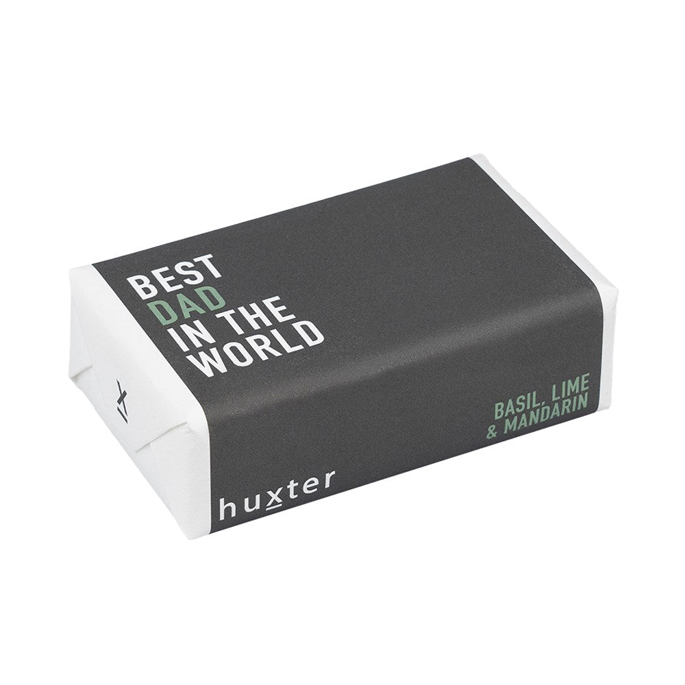 Best Dad In The World Wrapped Soap - Grey/Green