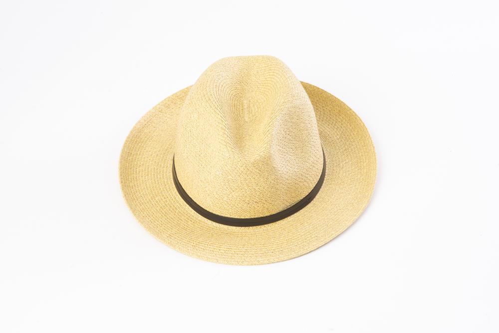 Borsalino Travel Hat with leather Strap