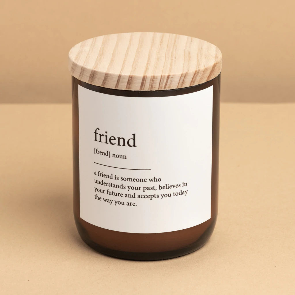 "Friend" Dictionary Mid Soy Candle