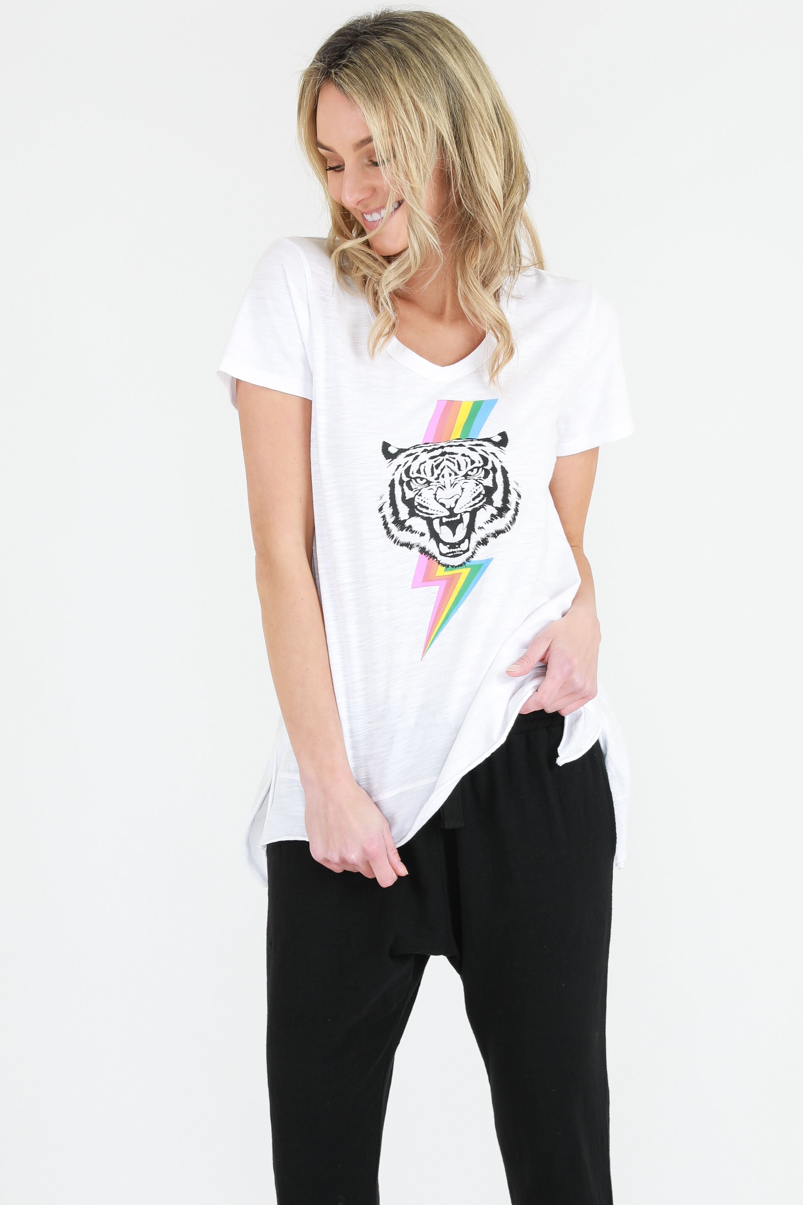 Tiger Rainbow Tee