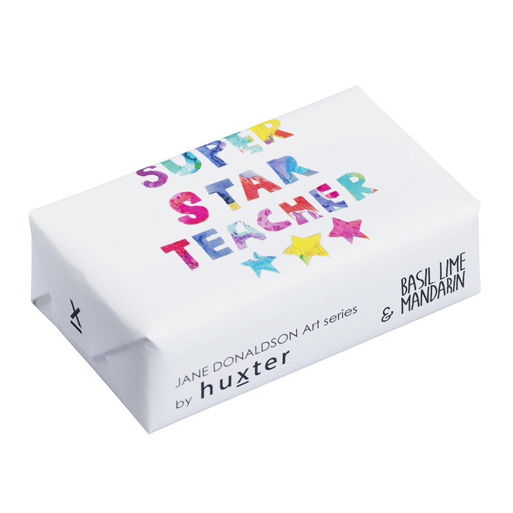 Superstar Teacher Wrapped Soap - Jane Donaldson Art Series