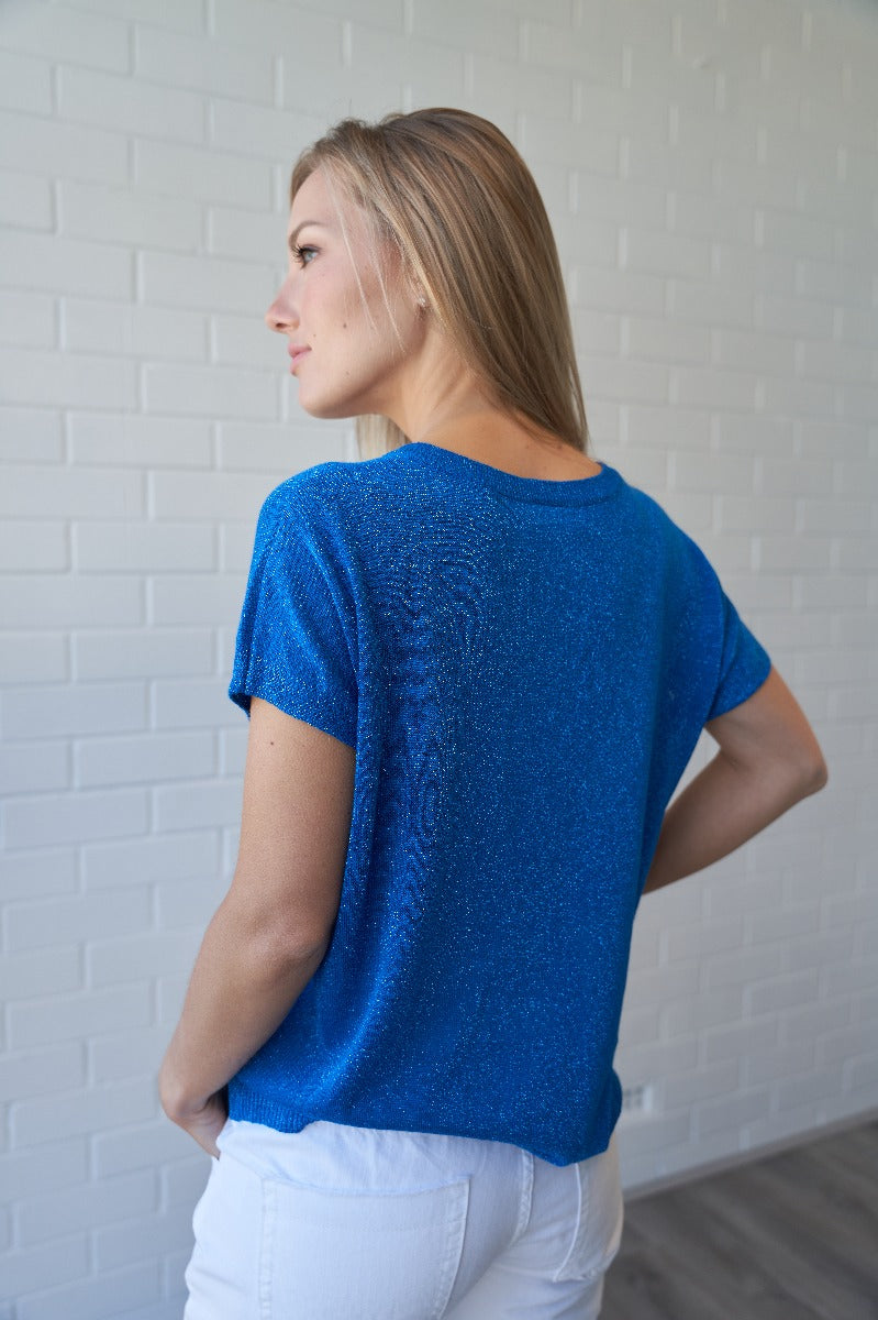 Lurex Knit Top